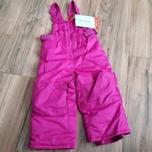 Like New • Pink Cat & Jack • outwear snow bib • worn once